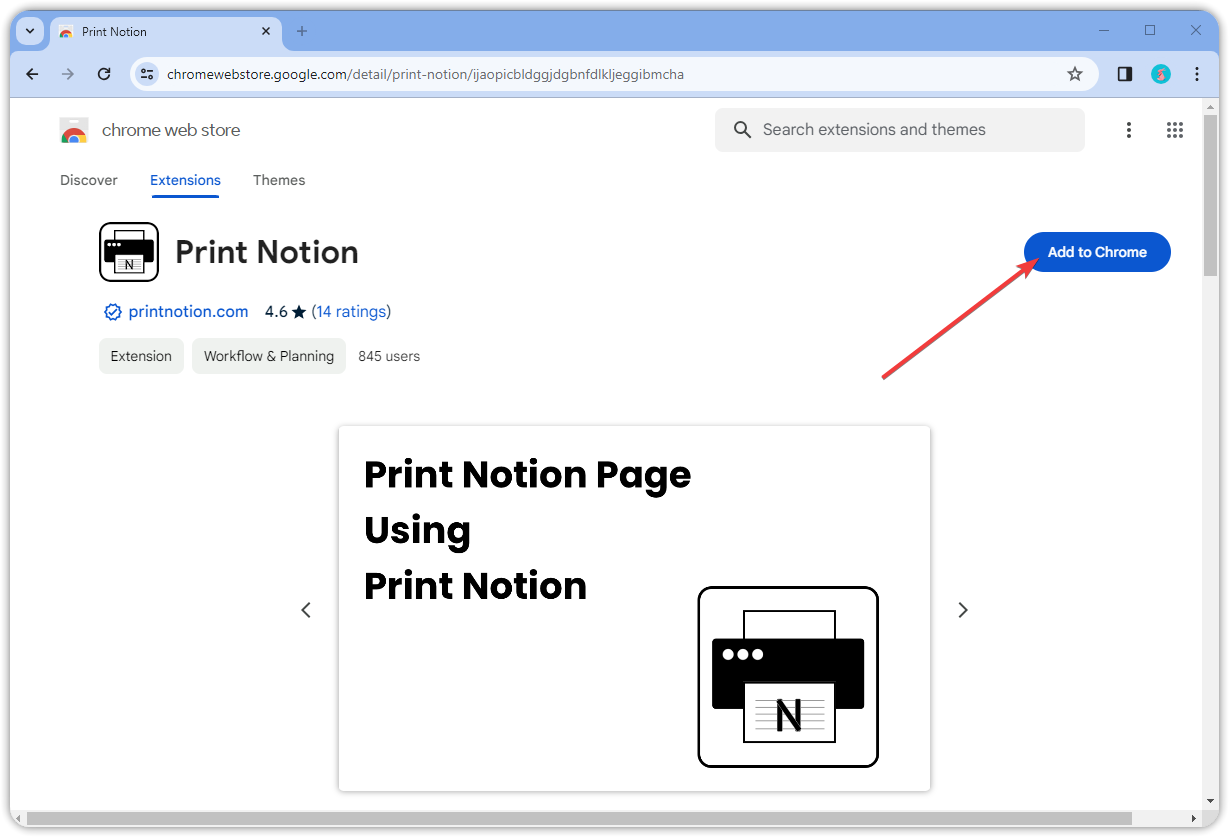 Print Notion user manual step-by-step screenshot