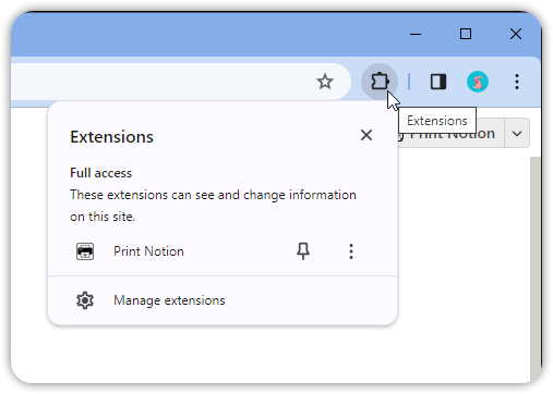 Print Notion user manual step-by-step screenshot