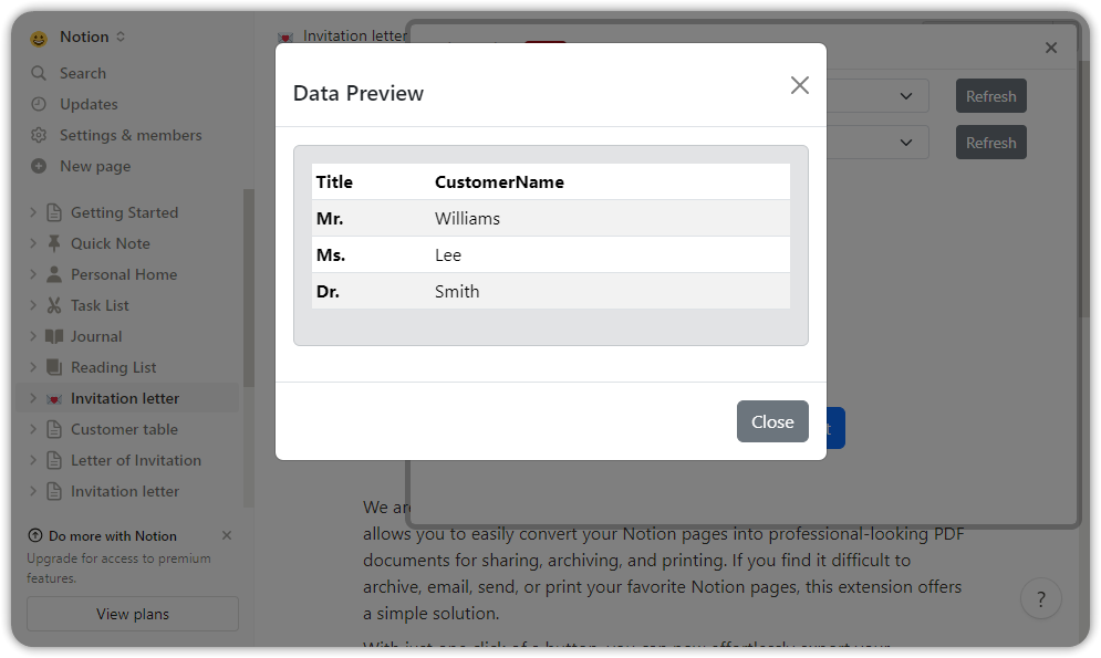 Print Notion user manual step-by-step screenshot
