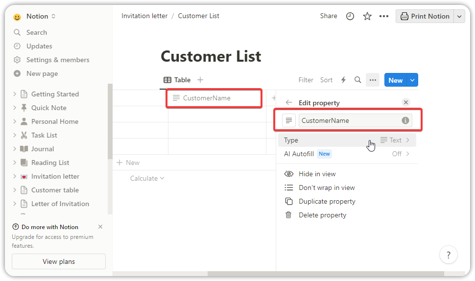 Print Notion user manual step-by-step screenshot