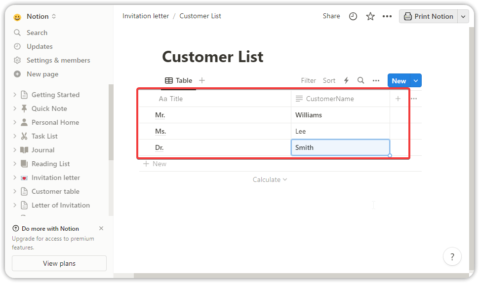 Print Notion user manual step-by-step screenshot
