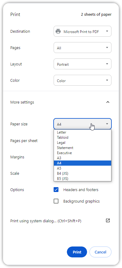 Print Notion expert PDF export feature